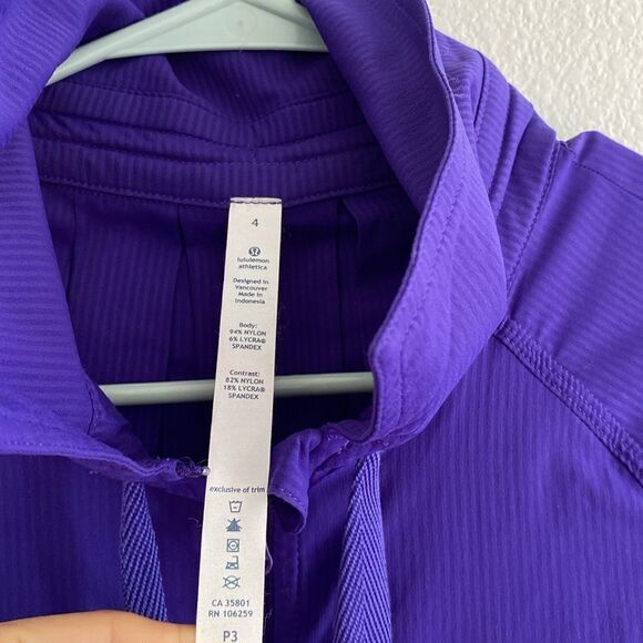 Lululemon Women’s Transition Jacket Sz 4 Full Zip Activewear Bruised Berry - Picture 5 of 8